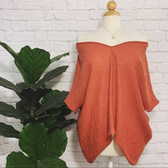 FREE PEOPLE alpaca rolled hem knit sweater - Picture 2 of 5